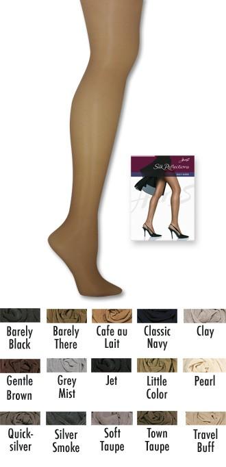 Hanes® Women's Silk Reflections® Lace Top Sandalfoot Thigh-High Nylon  Stockings - Jet Black, CD - Fred Meyer