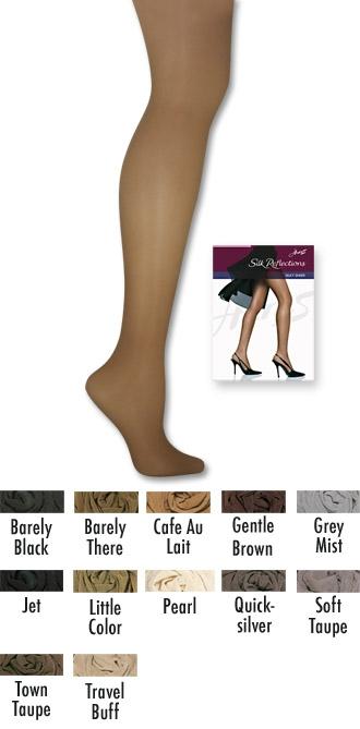 Hanes silk reflections control top pantyhose, color pearl, size: AB