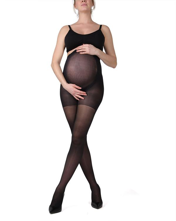 Memoi Maternity Satin Sheer Pantyhose MA-409 - Tiptoe Boutique