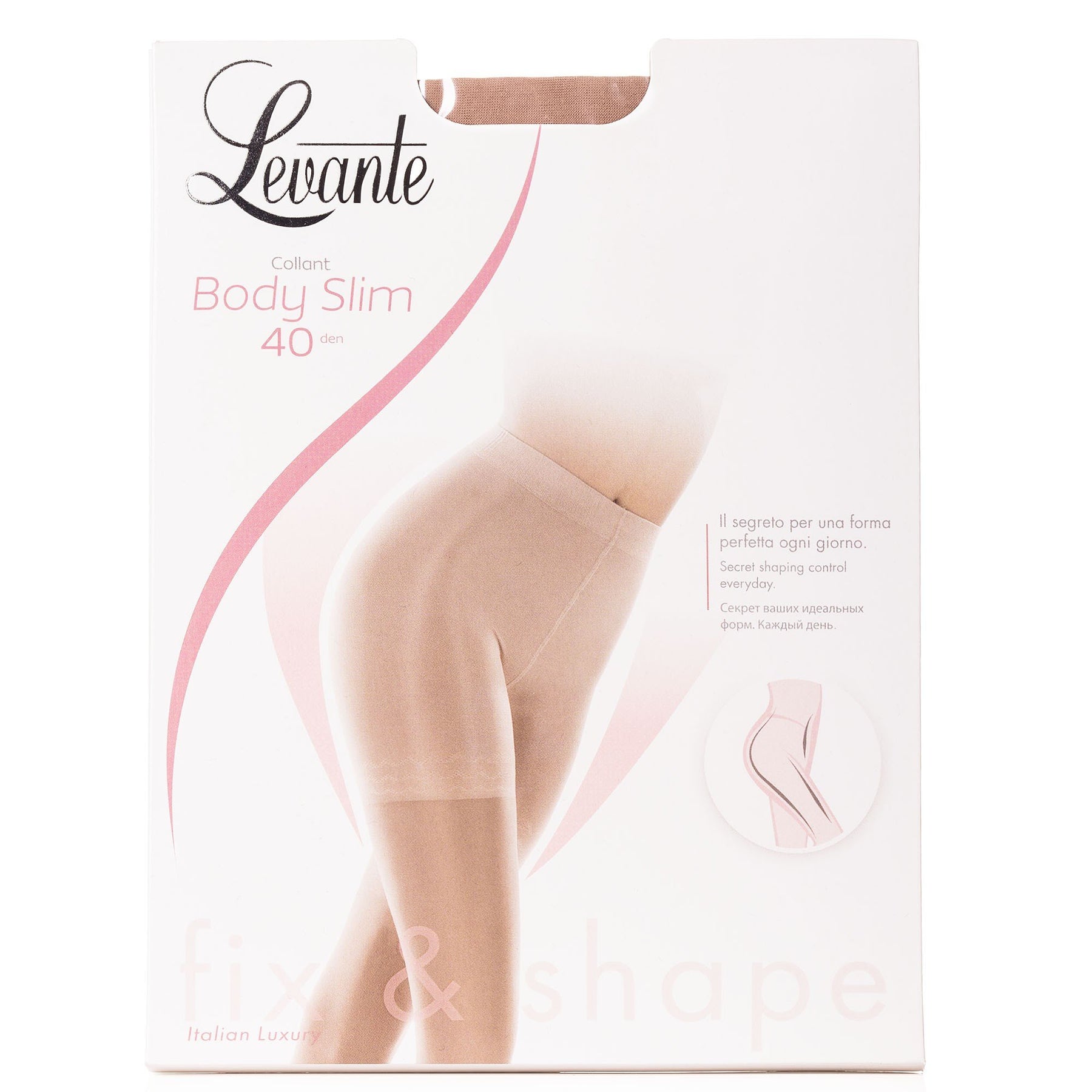 Levante Body Slim 40 Denier Women's Tights Londra Small at  Women's  Clothing store