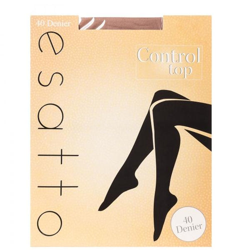 Esatto Womens 80 Denier Matte Opaque Control Top Footless Tights