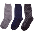 Memoi Boys / Mens Pixel Texture Sock